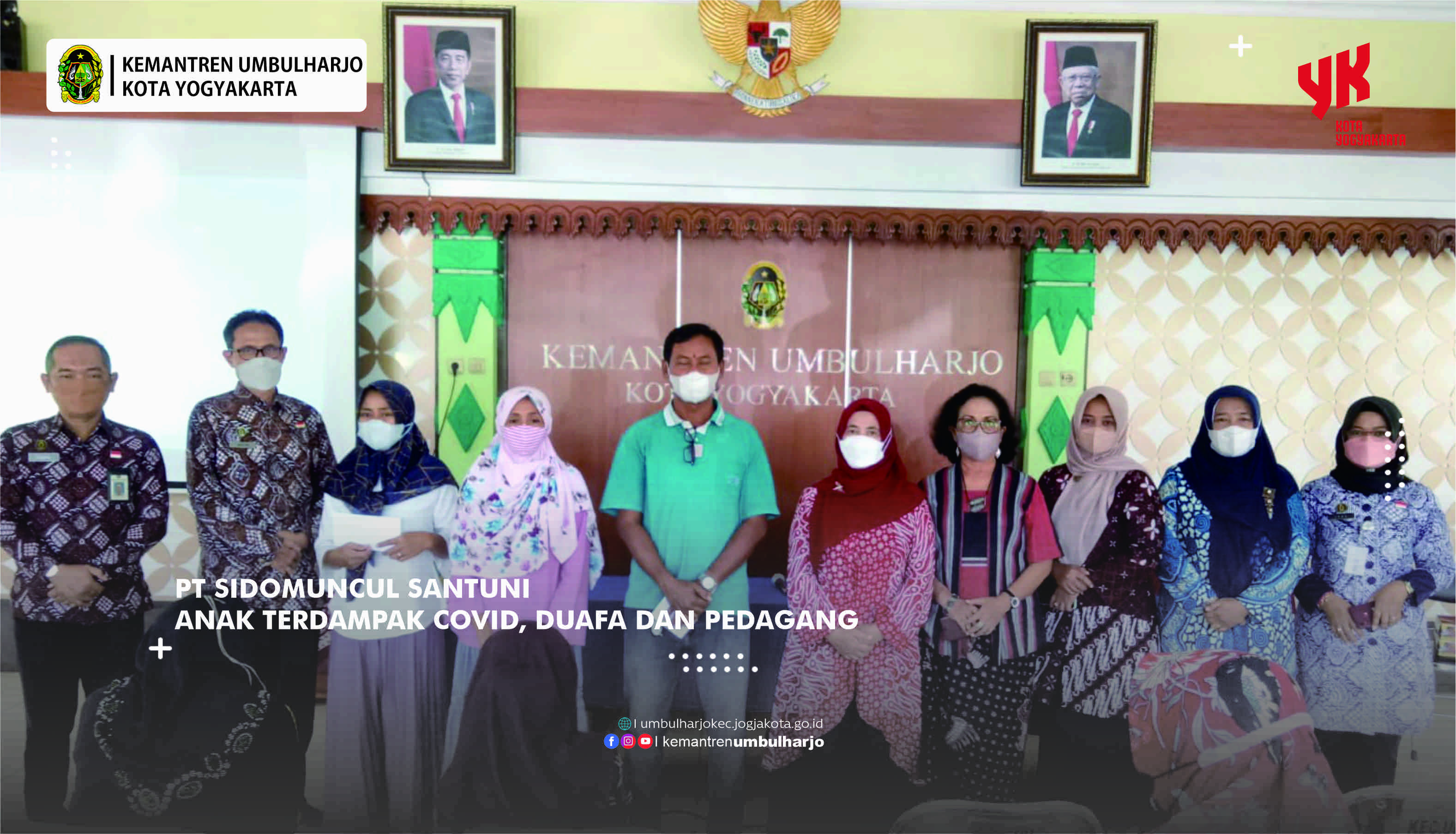 PT SIDOMUNCUL SANTUNI  ANAK TERDAMPAK COVID, DUAFA DAN PEDAGANG