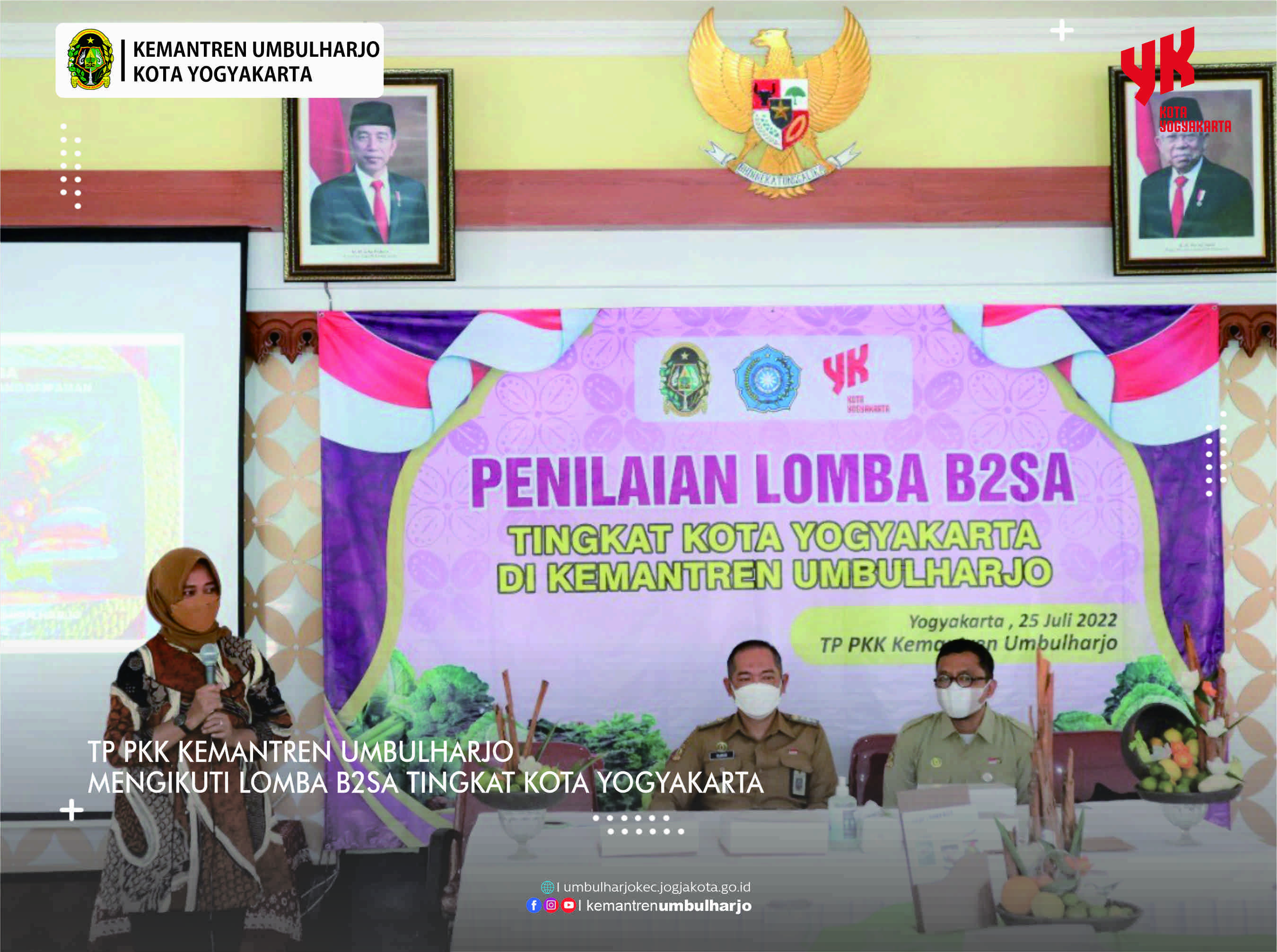 TP PKK Kemantren Umbulharjo Mengikuti Lomba B2SA Tingkat Kota Yogyakarta