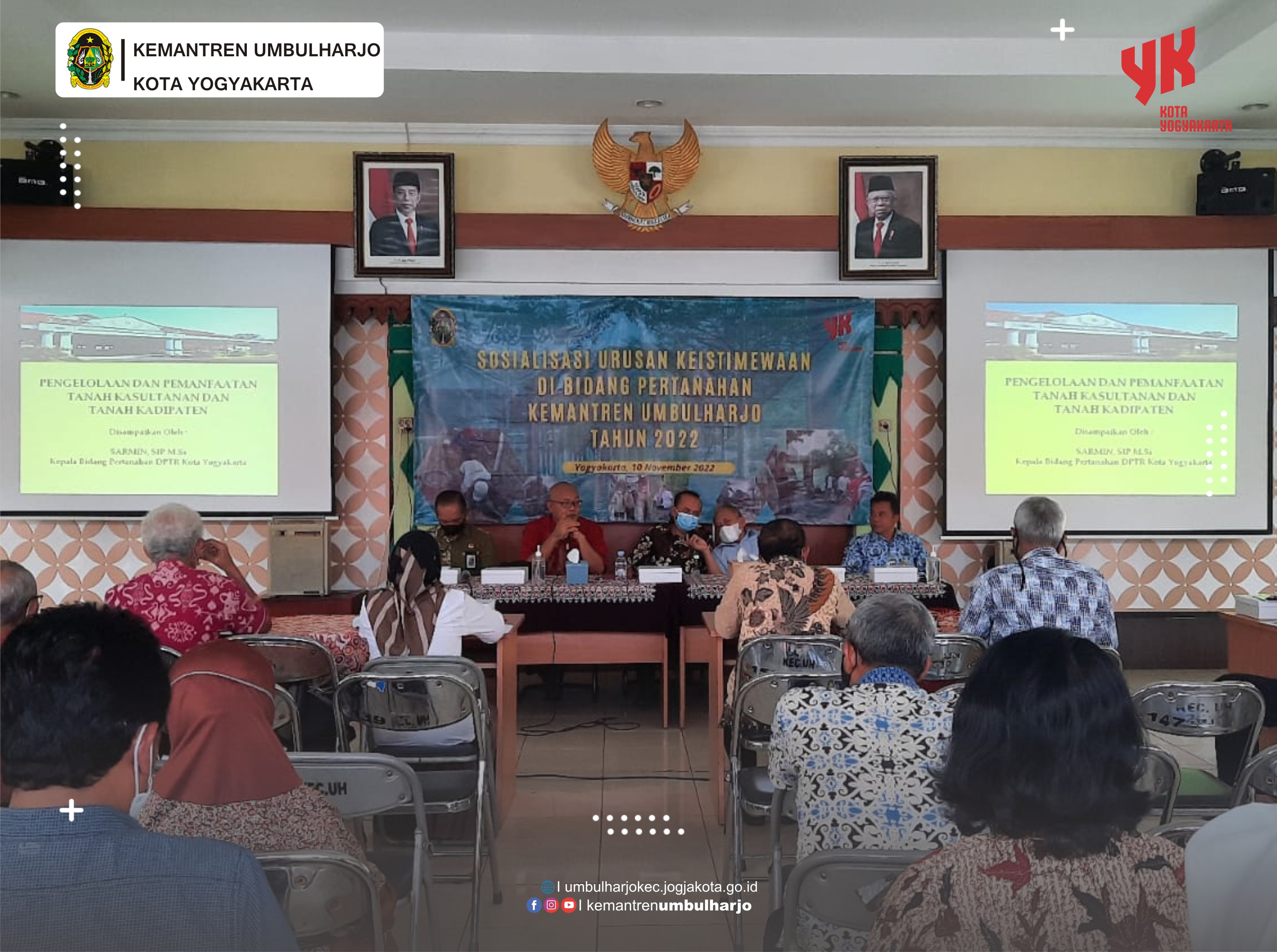 Sosialisasi Urusan Keistimewaan di Bidang Pertanahan